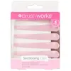 brushworks Pinces de Séparation pour Cheveux (pack de 6)