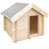 Niche pour Chien Exterieur en Bois - Maison Chien de Petit Race, 76 x ...