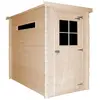 Timbela M306+M306G - Abri de jardin en bois AVEC SOL TRAITÉ