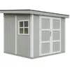 Timbela M938-TUNDRA GREY - LP SmartSide Tuinhuis op houtbasis - 5,9 m²...