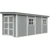 Timbela M940B-CAVERN STEEL - LP SmartSide Tuinhuis op houtbasis - 11,4...