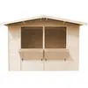 Kiosque en bois TIMBELA - M150 - H232 x 336 x 263 cm - Pin/épicéa - Co...