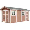Abri de Jardin Qualité Premium 1147 m² - Timbela M915C-redwood red - C...