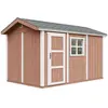 Abri de Jardin Qualité Premium 8,68 m² - Timbela M914-redwood red - Co...