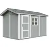 Timbela M914-CAVERN STEEL - LP SmartSide Tuinhuis op houtbasis - 8,68 ...