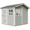 Abri de Jardin Qualité Premium 59 m² - Timbela M913-tundra grey - Cons...