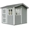 Abri de Jardin Qualité Premium 5,9 m² -  Timbela M913-cavern steel - C...