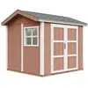 Abri de Jardin Qualité Premium 59 m² - Timbela M913A-redwood red - Con...