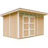 Abri de jardin à base de bois en panneaux lp SmartSide 9 m² - extérieu...
