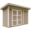 Abri de jardin à base de bois en panneaux lp SmartSide 4 m² - extérieu...