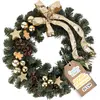 Creative Home Kerstkrans Kunstmatige Adventskrans Goudkleur | Ronde Ke...