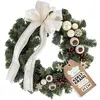 Creative Home Kerstkrans Kunstmatige Adventskrans Beige Crème | Ronde ...
