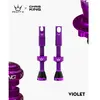 Peaty's Vannes Mk2 Valves de vélo Adulte Unisexe, Violet, 60mm
