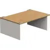 Meubles hi-fi Blok Stax 2G 220 mm Naturel & Blanc satiné