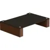 Meubles hi-fi Blok Stax 2G 120 mm Noir & Noyer