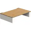 Meubles hi-fi Blok Stax 2G 120 mm Naturel & Blanc satiné