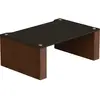 Meubles hi-fi Blok Stax 2G 220 mm Noir & Noyer
