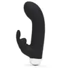 Fifty Shades of Grey - Greedy Girl Oplaadbare Mini Rabbit Vibrator - Zwart