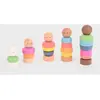TickiT Lot de 5 personnes communautaires en bois arc-en-ciel 73524