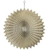 Spin Art windspinner splash RVS - Ø 30 cm - zilverkleurig