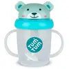 TUM TUM Tasse antifuite avec paille lestée Ourson bleu (200 ml)