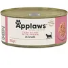6x156g Applaws, filet de thon & crevettes - Pâtée pour chat