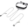 Fifty Shades Of Gray - Satijnen Collar Met Tepelklemmen