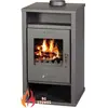 Poêle à bois V05 Deluxe   119 kW design moderne et puissance élevée
