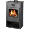 Poêle à Bois avec Thermocheminée V05 Triumph B - 15 kW  Chauffage à Ea...