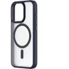 Coque pour iPhone 15 Pro - QDOS - Hybrid Soft - Bleu - Compatible MagSafe