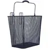 Panier de vélo arrière OXC - 24 litres - Noir - Crochets