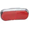 Éclairage arrière vélo OXC Bright - rouge - Pour être vu - Pile - TU