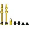 MUC-OFF Valves Pour Pneu Sans Chambre À Air - Paire De 2 - Alu - 60mm - Or - Muc-Off
