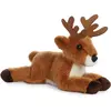 Aurora pluche bruine hert knuffel - 20 cm - Bosdieren knuffels - Speelgoed voor kinderen