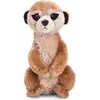 Aurora pluche stokstaartje knuffel - 20 cm - Kinder speelgoed dieren knuffels