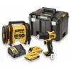 Dewalt Kit 2 outils XR 18V 2Ah Li-Ion : Perceuse visseuse Compact Brushless + Gonfleur