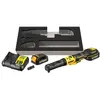 Clé à cliquet - DEWALT - XR 18V Brushless - 2 batteries 1.7 Ah - Têtes interchangeables 1/4' et 3/8'