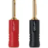 Fiches bananes QED Banane Screwloc 1885 (lot de 10 : 5 rouges / 5 noir...