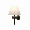 Astro ROMA-Applique montante salle de bain métal et verre opalin H19cm
