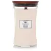 WoodWick, Bougie parfumée, Weisses Teakholz (610 g)