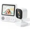 PIMPIMSKY Babyphone vidéo sans fil moniteur pour bébé, ecran de videos...