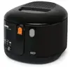 Friteuse - SEB - Simply One FF160800 - Capacité 1,2 kg - Thermostat - Poignées de cuve - Noir