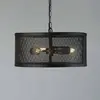 SEARCHLIGHT Retro lampe suspension chambre suspension plafonnier cage design noir