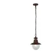 Luminaire Suspendu D'extérieur Searchlight Station À 1 Lumière - Brun ...