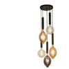 SEARCHLIGHT Suspension lampe suspendue plafonnier métal noir réglable en hauteur h 120 cm