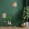 Searchlight BIJOU Vloerlamp Kristal Messing