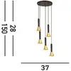 Signal 5Lt Multi-Drop - NOIR & dore Metal GU10 max 5x50w