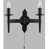 Merkloos / Sans marque Expressions of Light Cartwheel - Wandlamp - 2 lichts - Zwart