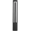 SEARCHLIGHT Borne 50cm Led Outdoor, en fonte d'aluminium et polycarbonate - Gris