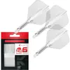 Target K-Flex Clear NO6 - Dart Flights - Short